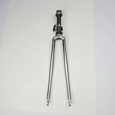 Vintage Road Bike Fork Aluminum 1" Threaded Steel Steerer + Shimano 600 Headset - Image 1 of 4
