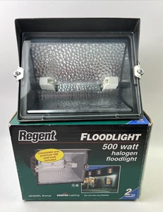 Regent 500 Watt Halogen Floodlight GP-500-WL New Open Box - Picture 1 of 10