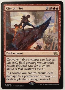 MTG City On Fire-Marcia della Macchina, Regolare NM-M - Foto 1 di 1
