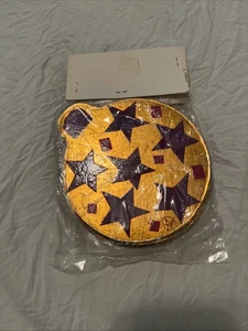 Vintage Paper Mache Christmas Ornaments Coasters Made For Neiman Marcus New G1 - Picture 1 of 3