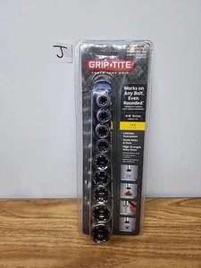 Juego de pernos de tuerca súper zócalo métrico Grip-Tite 9 piezas modelo de accionamiento de 3/8" 172 - Imagen 1 de 4