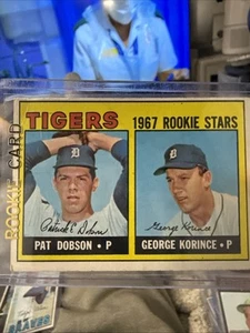 1967 Topps Tigers 1967 Rookie Stars, P. Dobson Card 526 EX Crease - Picture 1 of 3