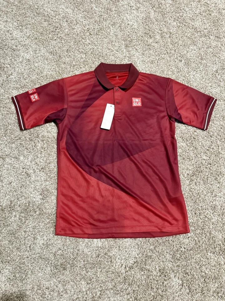 Polo Uniqlo Tenis Hombre Nishikori Kei Talla L 2023 US Open Foto 1 de 2
