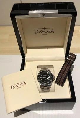 Davosa Ternos Diver, Ceramic, 40mm + James Bond Nato-Band, S.g.Zustand - Bild 1 von 4