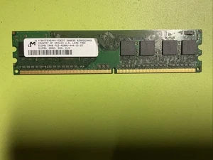 Micron MT8HTF6464AY-40EA1 DDR2-400 512MB 1Rx8 PC2-3200U-333-11-A0 CL4 Memory - Picture 1 of 6