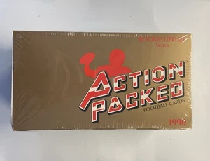 Caja de cera de fútbol americano NFL 1990 llena de acción actualización de novato 36 paquetes de estuche sellado - Imagen 1 de 3