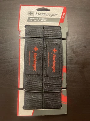 Correas de levantamiento acolchadas Harbinger para levantamiento de pesas y entrenamiento de fuerza Foto 1 de 2