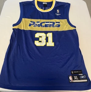 Camiseta Reggie Miller Indiana Pacers Reebok Adulto XL Madera Dura Clásica 1987-88 - Imagen 1 de 12