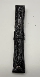 Splendido cinturino in vero coccodrillo Nero MM19/16 handmade - Imagen 1 de 3