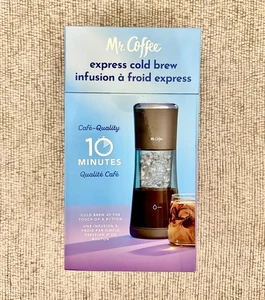 Mr. Coffee Express Cold Brew Coffee Maker, 10-Minute Cold Brew Coffee, Sake - Picture 1 of 7