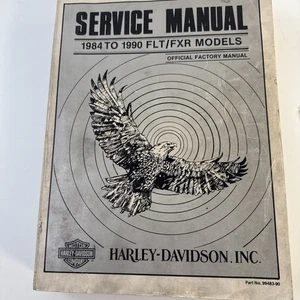 Used Harley Davidson 1984 - 1990 FLT/FXR Models Service manual   99483-90 - Bild 1 von 5