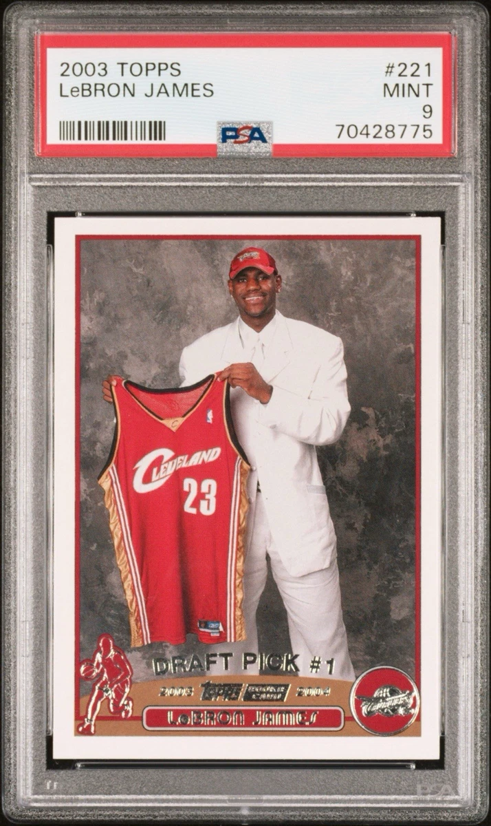 LeBron James Basketball Grade 9 Rookie Sports Trading Cards