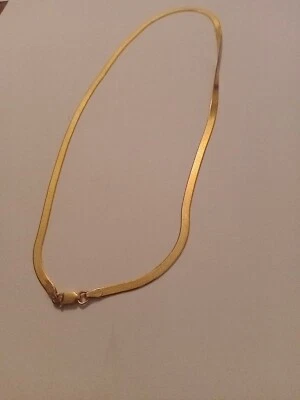 Collana In Argento 925 Placcato Oro - Immagine 1 di 4