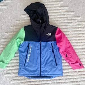 The North Face Boy Kids Freedom Extreme Mix Match Shell Jacket Black Blue M/ 10 - Picture 1 of 8