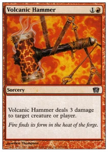MTG magic cards 2x Volcanic Hammer 8th Edition Light Play, English - Picture 1 of 1