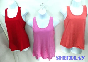 Clementine Apparel Women's Raceback Tank Shirt Cotton Knit - Color & Sz Options - Picture 1 of 9