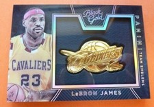 LEBRON JAMES 2015-16 BLACK GOLD TEAM EMBLEMS 🔥 CASE HIT 🔥 SSP BIG BOOK VALUE