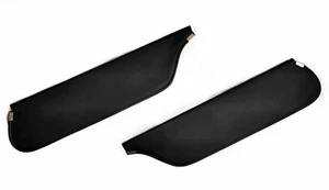 Ford Mustang (1964 - 05/1966) - Sun Visors, Pair - Black, NEW - Picture 1 of 5