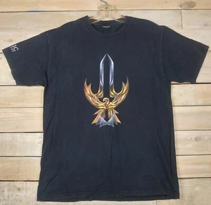 Vintage IMPERATOR Mythic Entertainment Game Graphic Promo Black T-Shirt Size M - Picture 1 of 7
