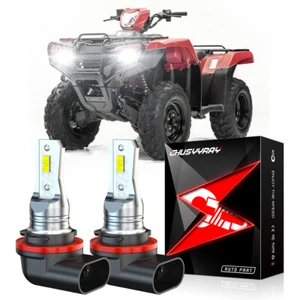 For 2022 Honda rancher 420 12v pair 3pins LED Headlight 6000K super Bright Bulbs - Bild 1 von 9