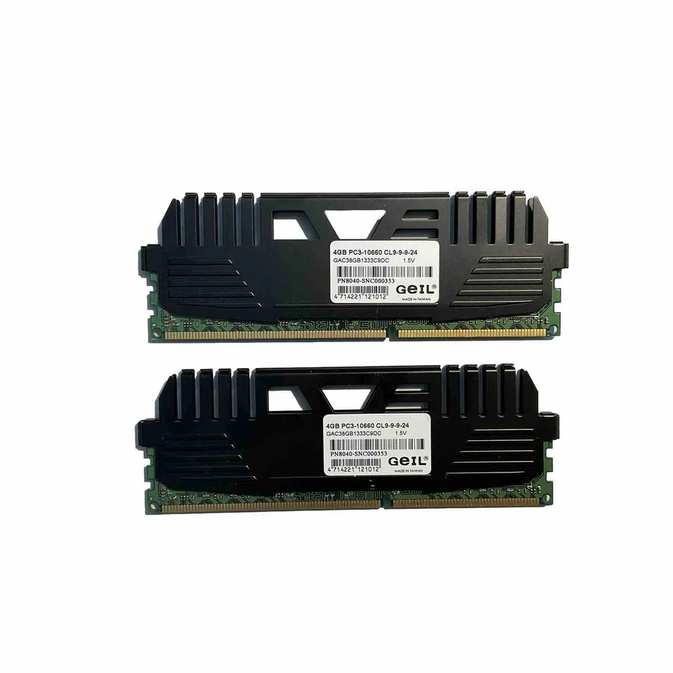 GEIL GAC38GB1333C9DC | 8 GB (2x4GB) DDR3 UDIMM RAM | PC3-10660 - Bild 1 von 1