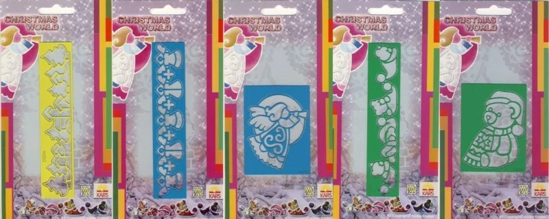 Embossing-Schablone-Christmas World - verschiedene Motive - Bild 1 von 1