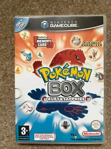 Pokemon Box Rubino e Zaffiro per Nintendo GameCube / NGC (PAL)! - Foto 1 di 5