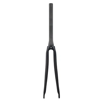 700c Road Bike Black Rigid Forks THReadlESS 1-1/8" 28.6mm - Image 1 of 4