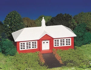 Bachmann HO Plasticville Classic Kit School House 6 x 7-1/8in 15.3 x 18.1c 45133 - Picture 1 of 1