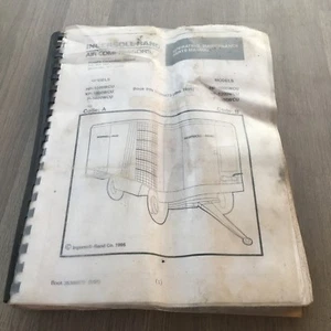 PIEZAS DE OPERACIÓN Y MANUAL DE MANTENIMIENTO COMPRESOR DE AIRE INGERSOLL RAND HP1300WCU ETC - Imagen 1 de 6