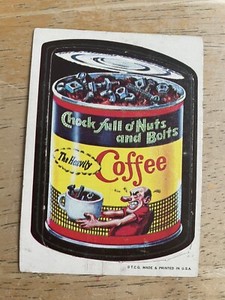 Wacky Packages 1967 Diecut Series  CHOCK FULL OF NUTS AND BOLTS #25 of 44 NM