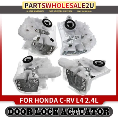 4x Actuador de cerradura de puerta delantera y trasera para Honda CR-V 2007 2008 2009 2010 2011 2,4 L Foto 1 de 4