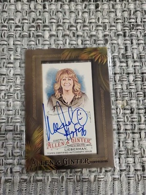 NANCY LIEBERMAN 2016 TOPPS ALLEN AND GINTER MINI AUTOGRAPHS #AGANL AUTO - Image 1 of 3