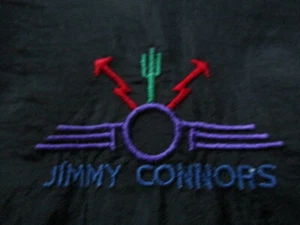 Vintage JIMMY CONNORS Zippered (MED) Windbreaker Jacke TENNIS Wimbledon US Open - Bild 1 von 7