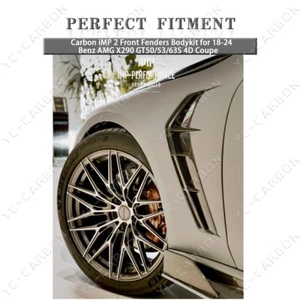 Carbon iMP 2 Front Fenders Bodykit for 18-24 Benz AMG X290 GT50/53/63S 4D Coupe - Picture 1 of 11