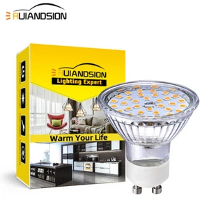 GU10 2835 LED Warm White Spotlight Bulb Ceiling Lighting Spot Tracklight AC 220V - Picture 1 of 6