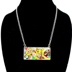 Marvel Thor Comic Book Panel Pendant Necklace - Foto 1 di 4