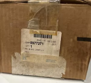 GM-Parking & Signal Lamp Left 5977271 Genuine -New Old Stock - Dirty Box - Foto 1 di 7