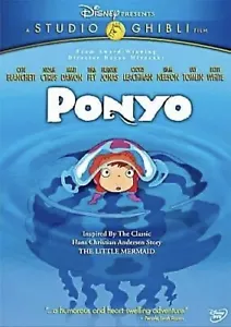 New Ponyo DVD Disney Studio Ghibli Hayao Miyazaki Lily Tomlin Cate Blanchett Lia - Picture 1 of 1