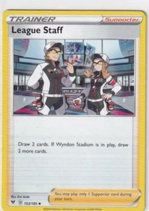 Pokemon Karte Schwert& Schild Farbenschock 153/185 League Staff english - Bild 1 von 1