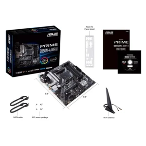 ASUS PRIME B550M-A WiFi II AMD AM4 Motherboard MicroATX SATA 6Gb/s DDR4 JP - Picture 1 of 7