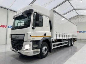 DAF CF 330 6x2 10 Tyre Sleeper Cab Curtainsider - Picture 1 of 20