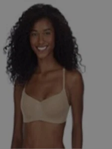 SO NWT  Perfect Wirefree Bra SO84001 36B Nude - Picture 1 of 3