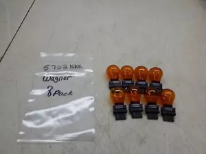 5702NAK Wagner Amber Turn Signal Light Bulb 5702NAK Wagner Bulbs Pack Of 8 - Picture 1 of 3