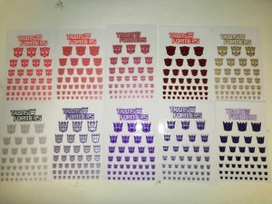 Transformers G1 Autobots & Decepticons Stickers Collections sale(on Holidays) - Picture 1 of 112