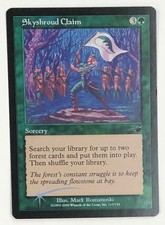 MTG SKYSHROUD CLAIM (FOIL) Nemesis unplayed (OldManMTG 001-513)