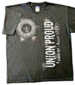 Ironworkers Union Local 1759 Cheyenne WY Union Made in USA Mens XXL T Shirt NWOT - Picture 1 of 8