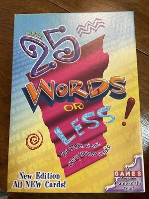 25 Words or Less Board Game (2000) NEW SEALED Cards Free Shipping! Made In USA! - Image 1 of 4