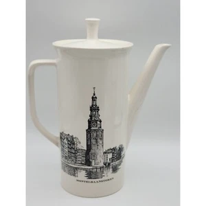 Villeroy & Boch Tea Coffee Pot Porcelain Amsterdam Montelbaanstoren Westertoren - Picture 1 of 7