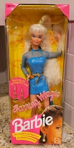 1992 Earring Magic Barbie- Blonde With Blue Dress *Brand New* - Picture 1 of 5
